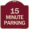 Signmission 2 Hour Parking Parking for Customers Heavy-Gauge Aluminum Sign, 18" x 18", BU-1818-24498 A-DES-BU-1818-24498 - alternate 1